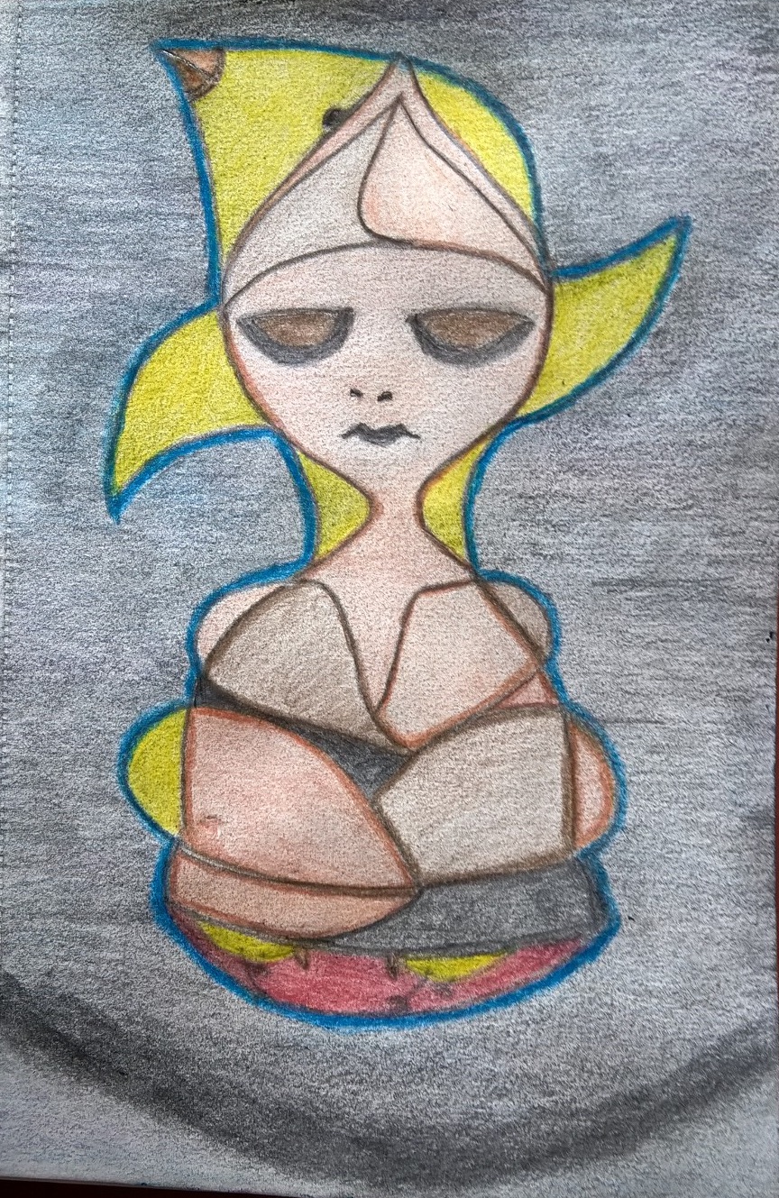 ひよこたち / Farbstift / 26. März 2018