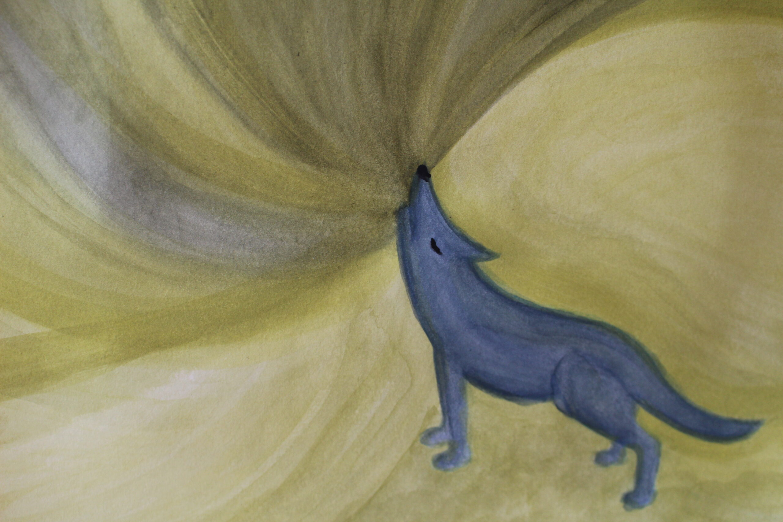 Isolation / Aquarell / 05. April 2020