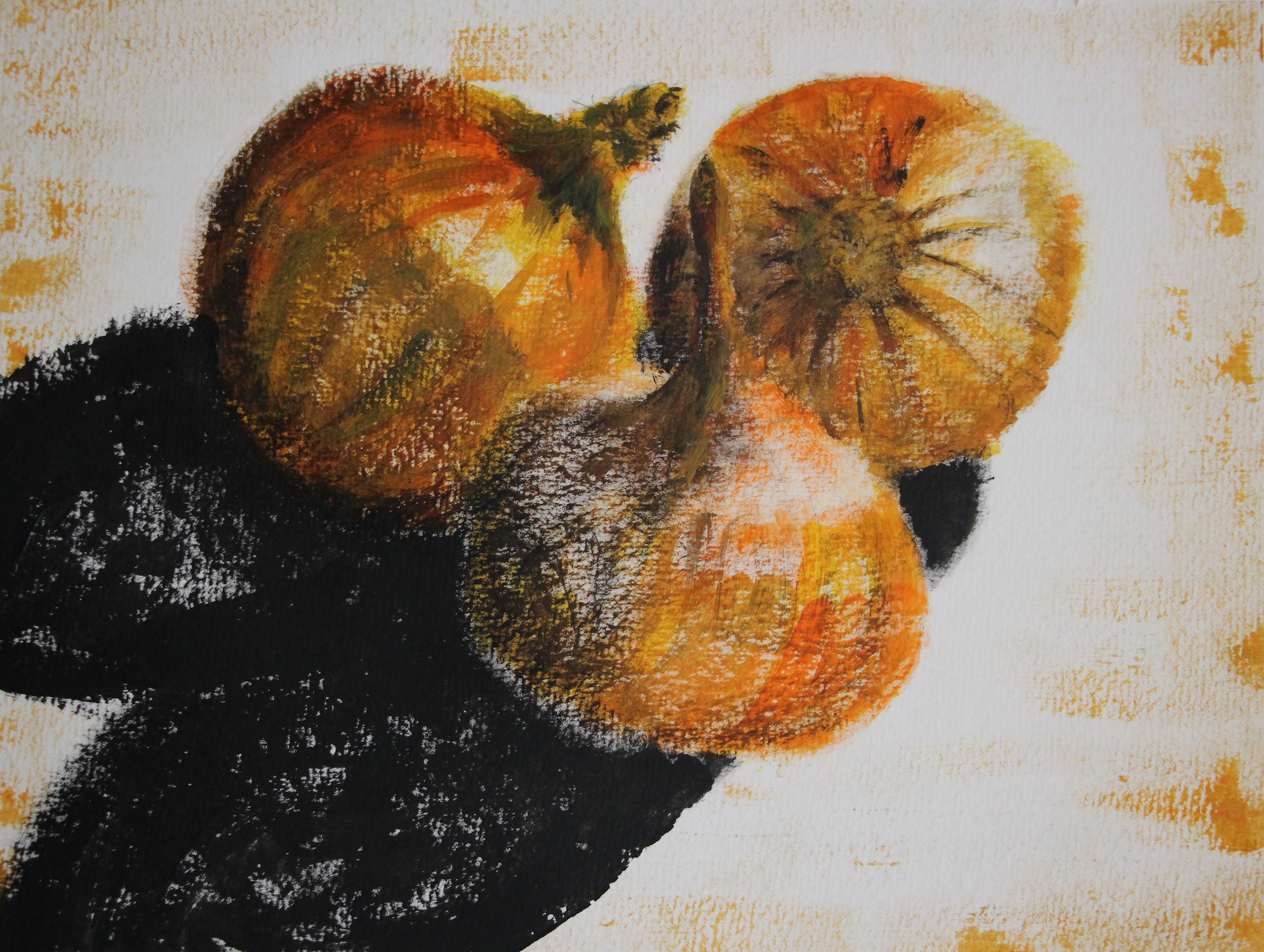 Zwiebeln / Acryl / 15. Juli 2025